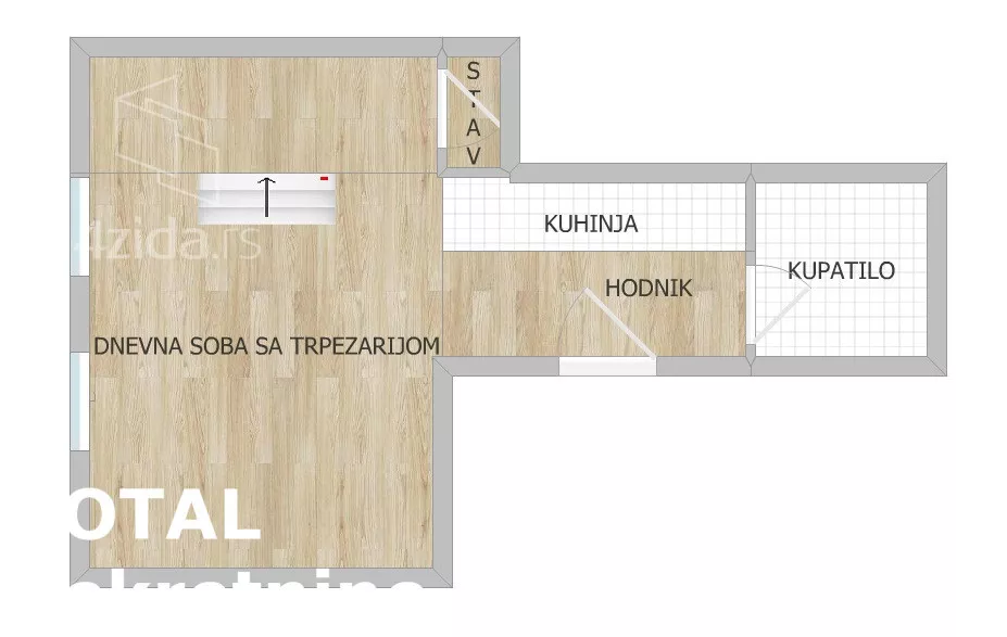 Jednosoban stan | 4zida