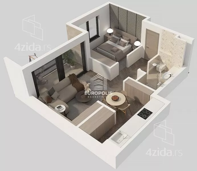 Dvosoban stan | 4zida