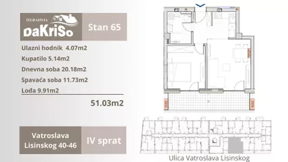 Vatroslava Lisinskog 46 | 4zida.rs