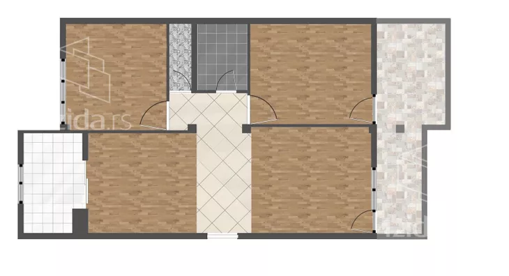 Trosoban stan | 4zida