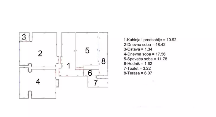 Dvosoban stan | 4zida