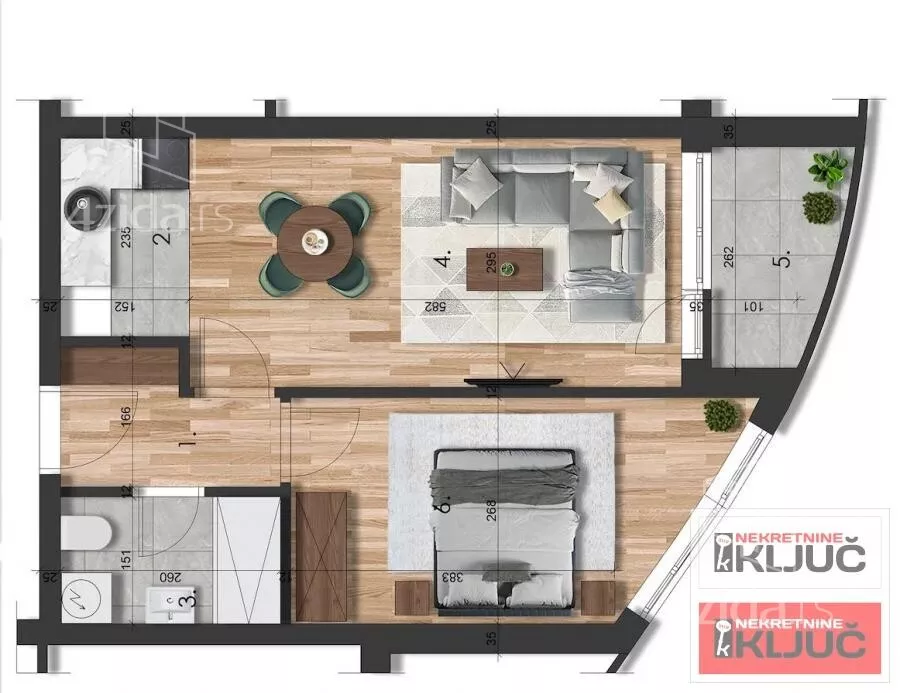 Dvosoban stan | 4zida