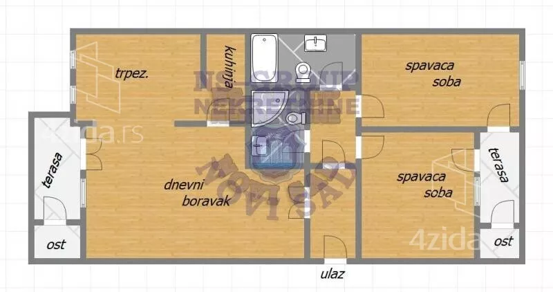 Trosoban stan | 4zida