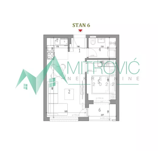 Jednoiposoban stan | 4zida