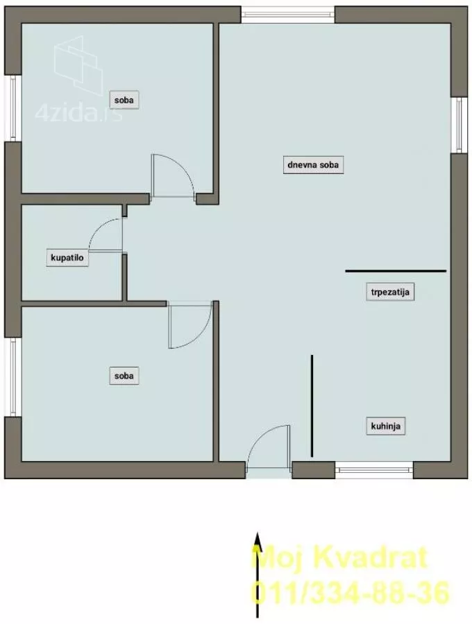 Trosoban stan | 4zida