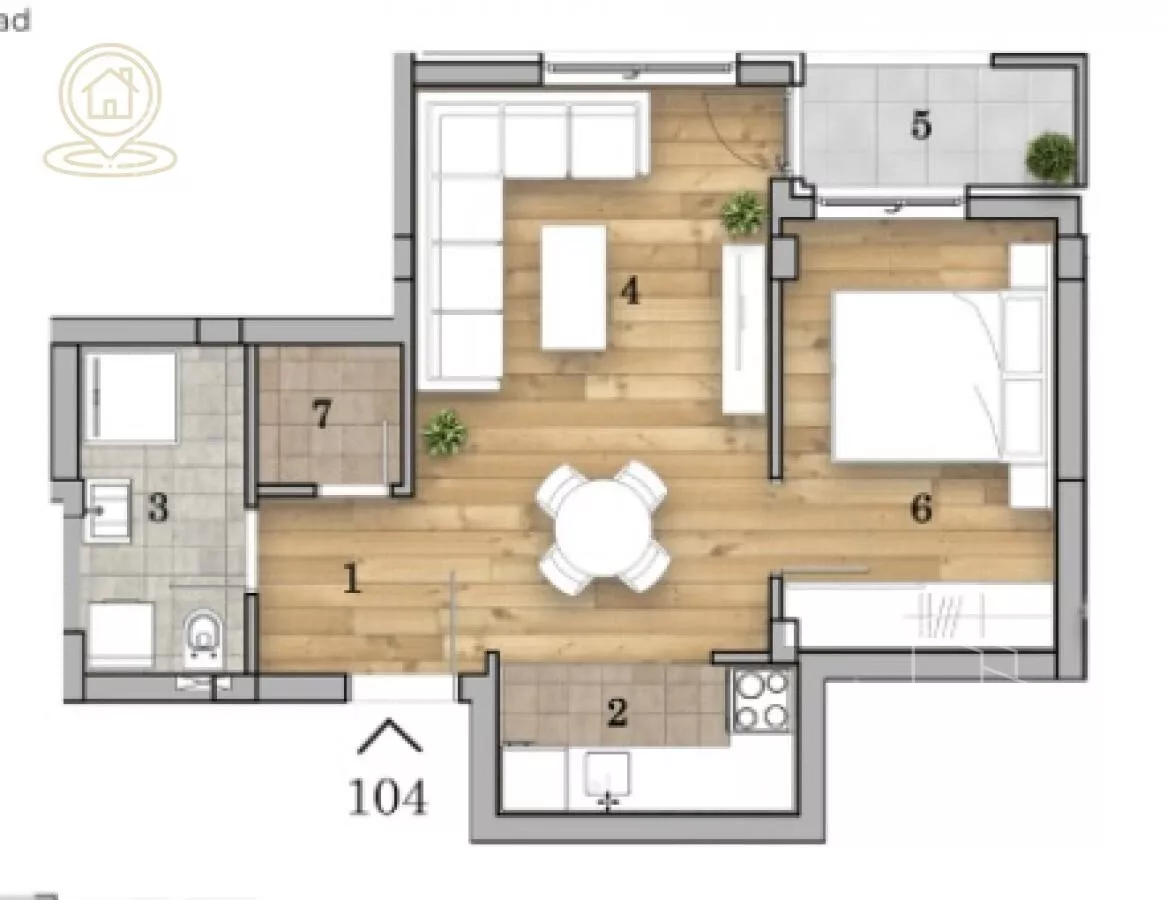 Dvosoban stan | 4zida