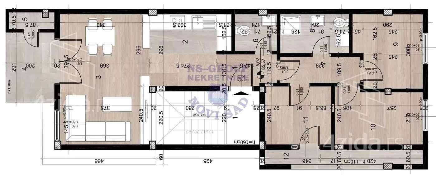 Troiposoban stan | 4zida