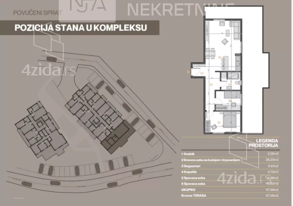 Jednosoban stan | 4zida