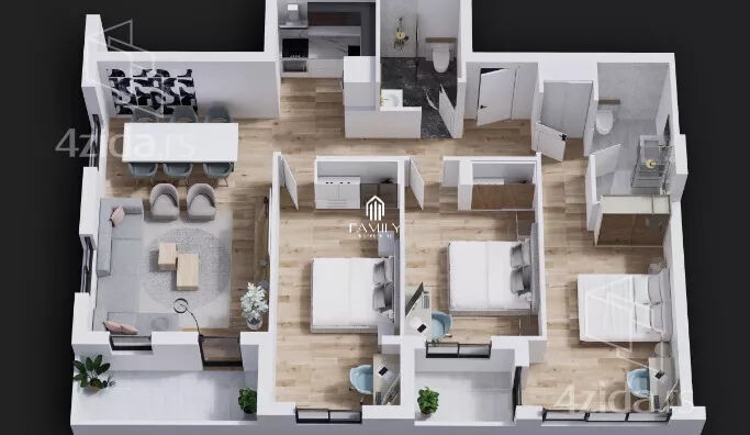 Petosoban stan | 4zida