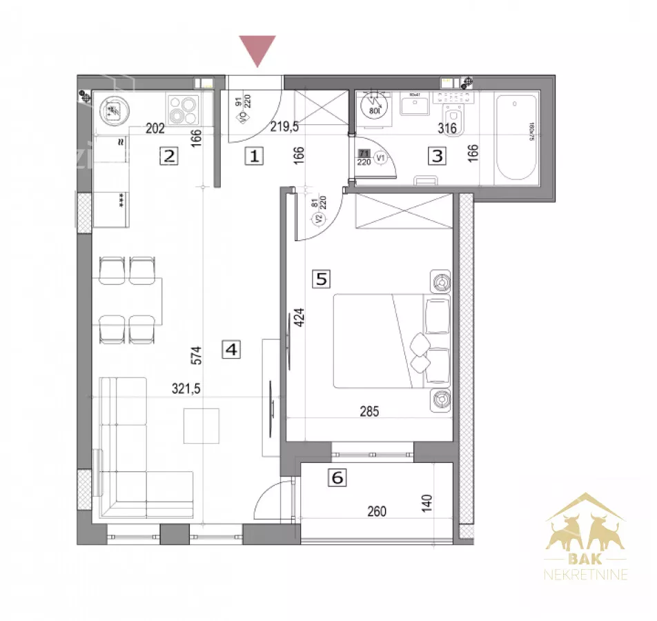 Dvosoban stan | 4zida