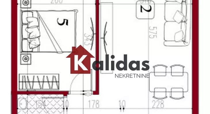 Jednoiposoban stan | 4zida