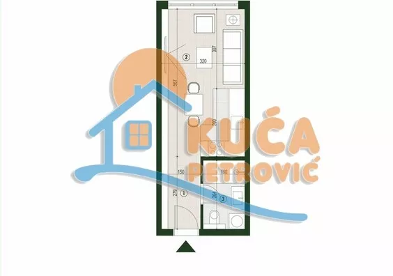 Jednosoban stan | 4zida