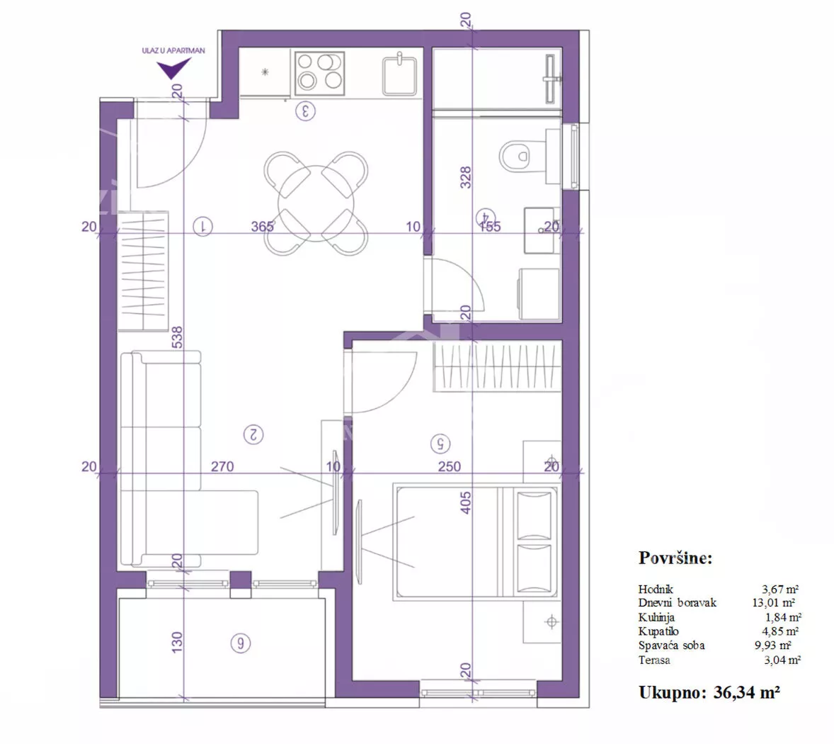 Jednosoban stan | 4zida