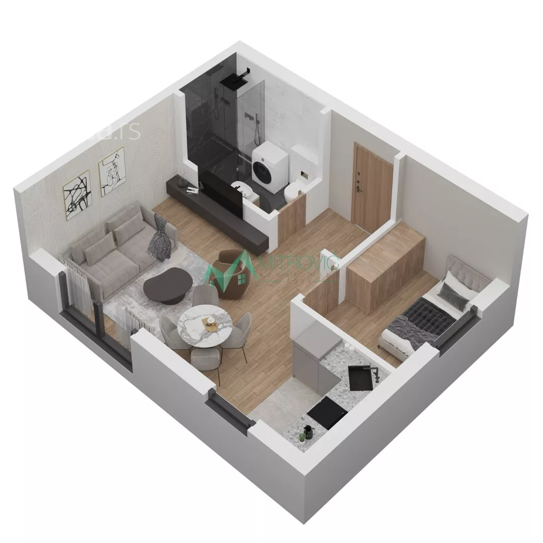 Jednoiposoban stan | 4zida