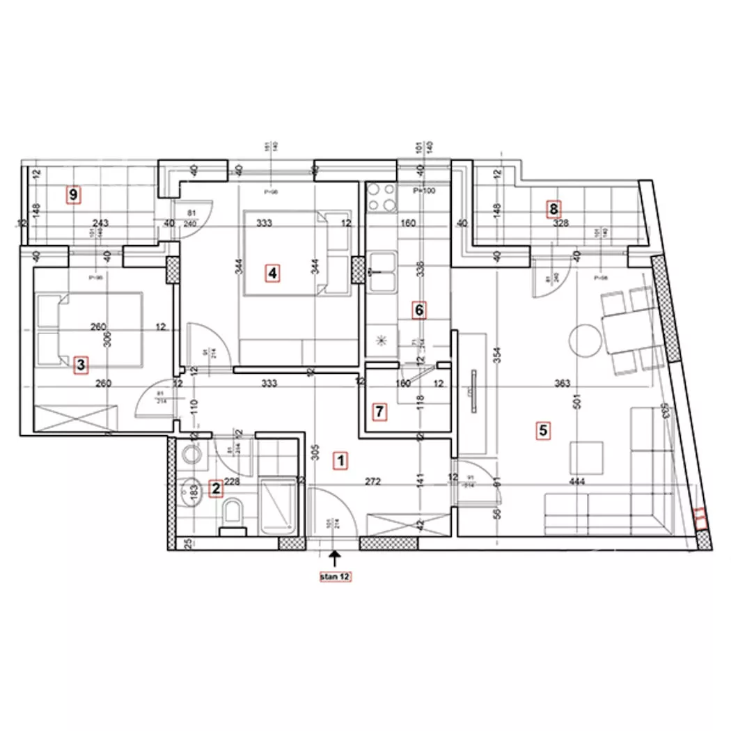 Dvoiposoban stan | 4zida