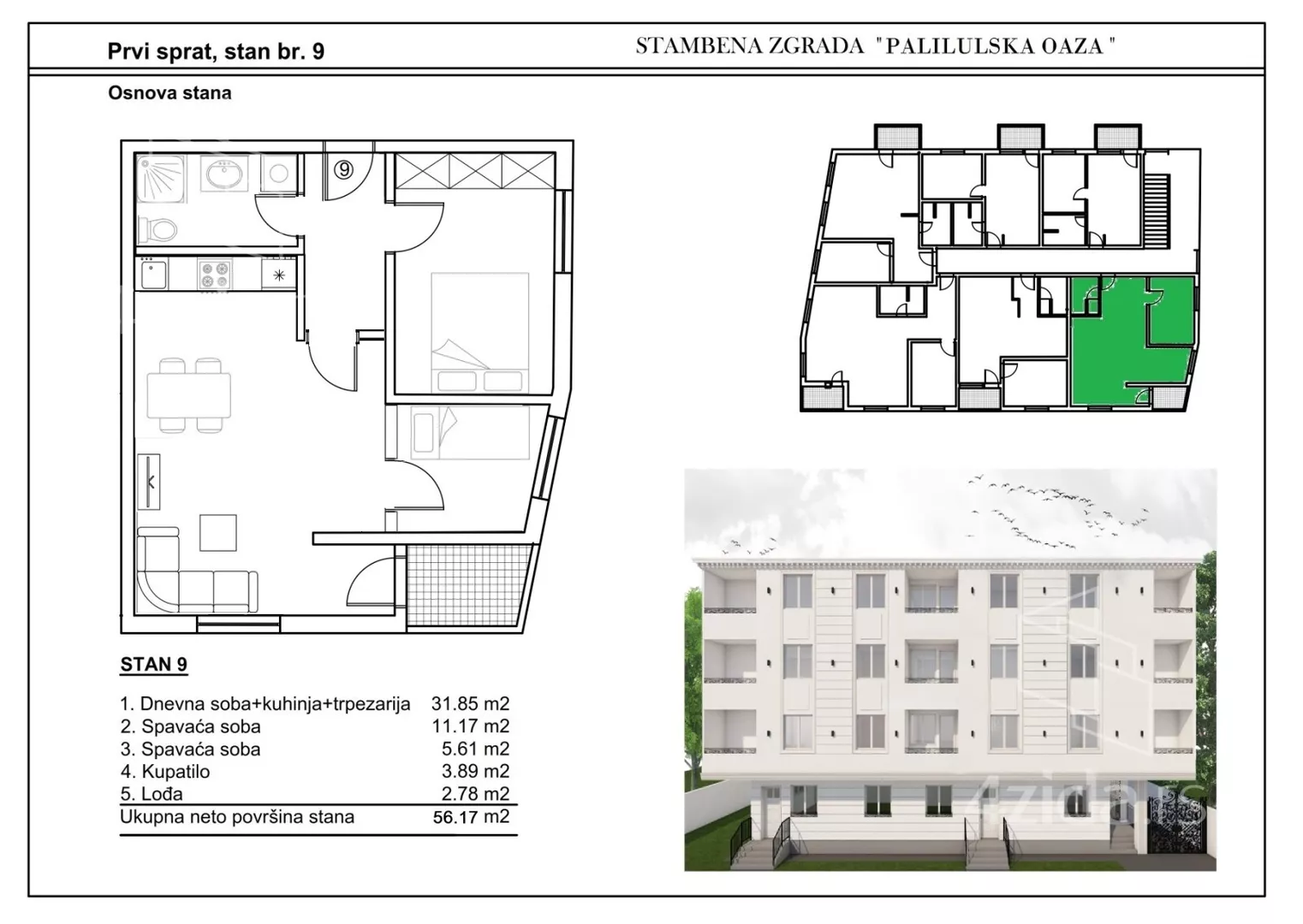 Dvoiposoban stan | 4zida