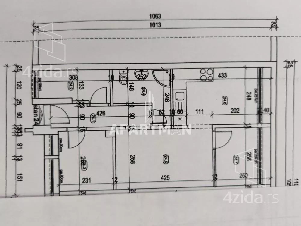 Dvosoban stan | 4zida