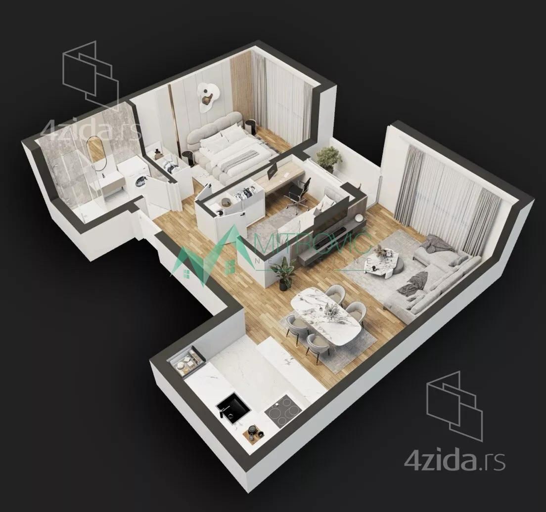 Trosoban stan | 4zida