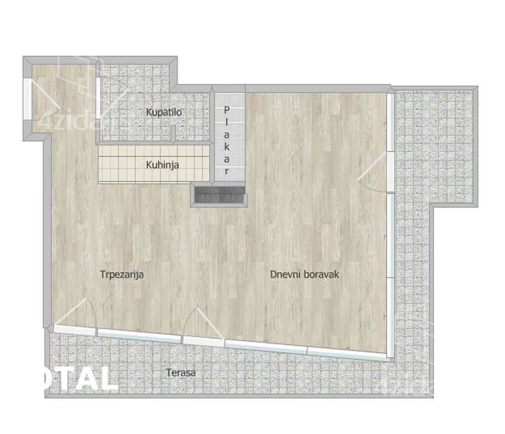 Dvosoban stan | 4zida