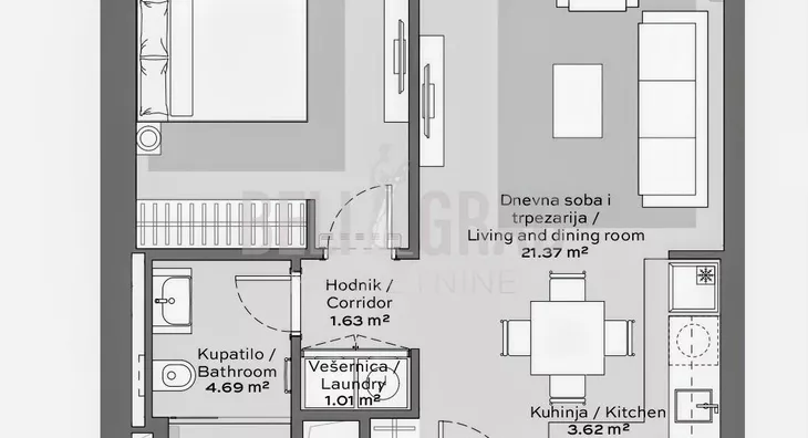 Dvosoban stan | 4zida
