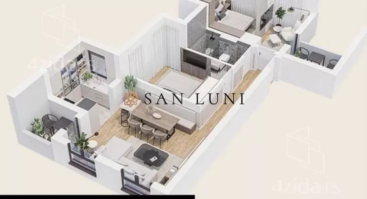 Trosoban stan | 4zida