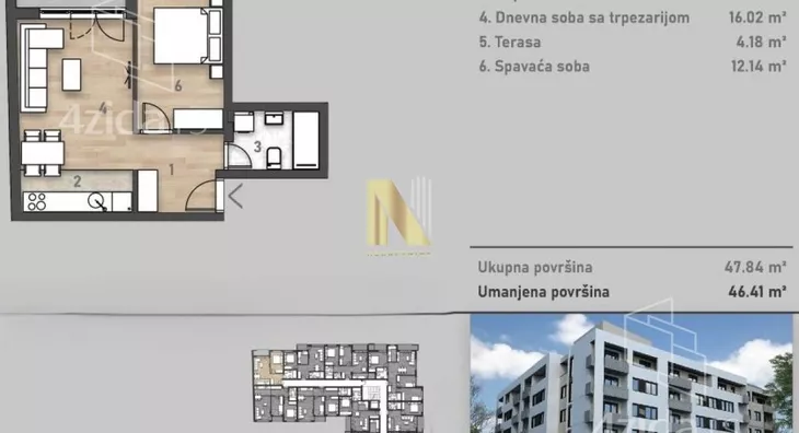 Dvosoban stan | 4zida