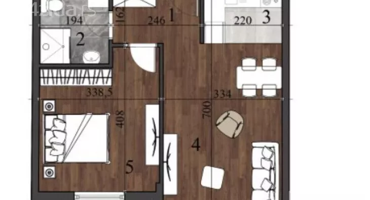 Dvosoban stan | 4zida