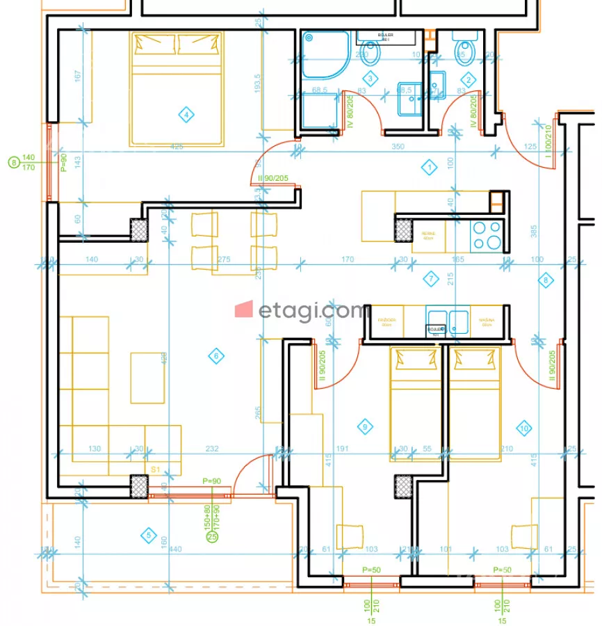 Trosoban stan | 4zida