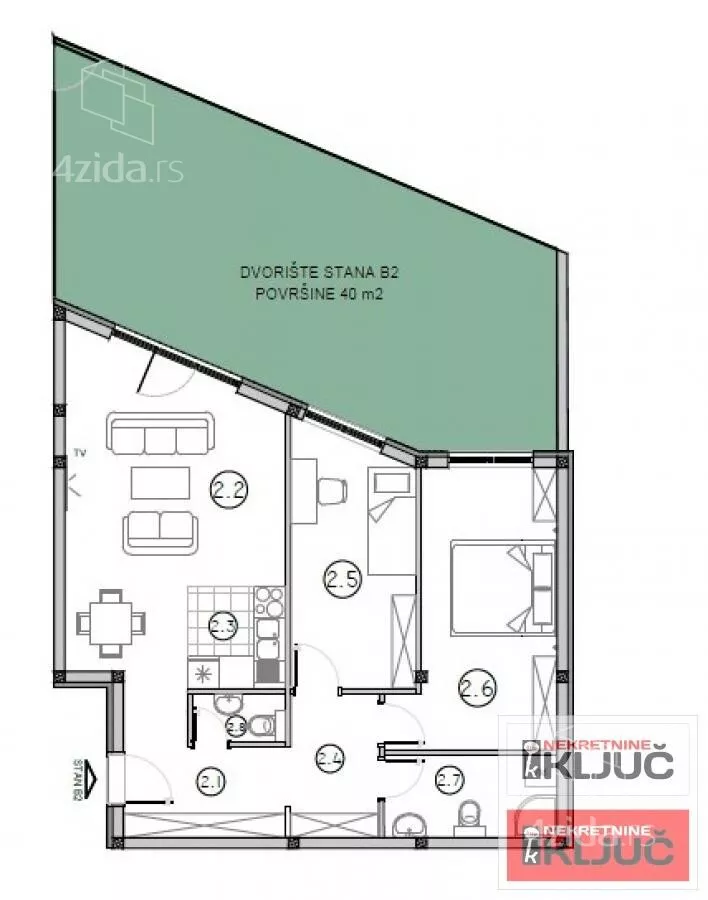 Trosoban stan | 4zida