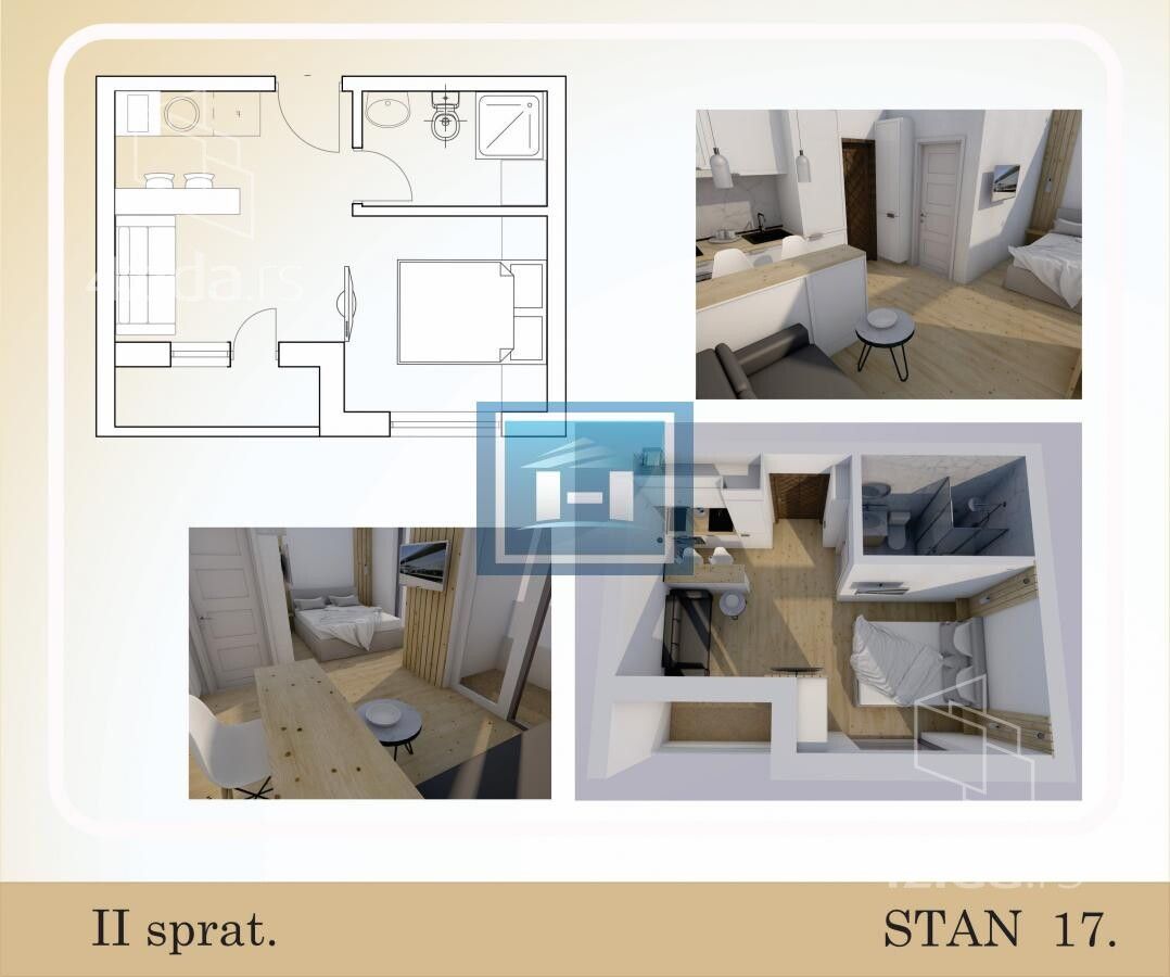Квартира · 23 m² · Jagodina