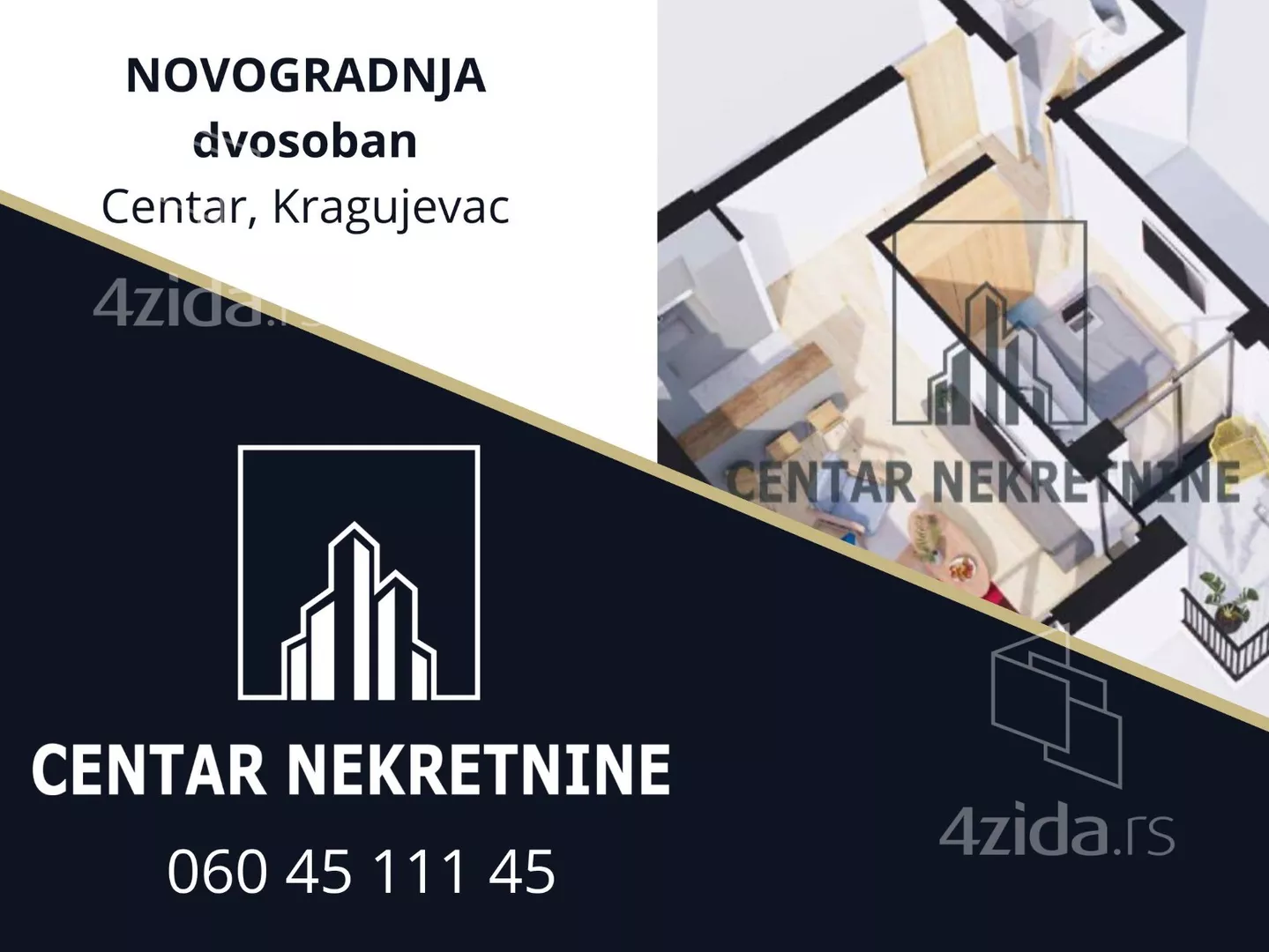 Dvosoban stan | 4zida