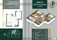 Jednoiposoban stan | 4zida