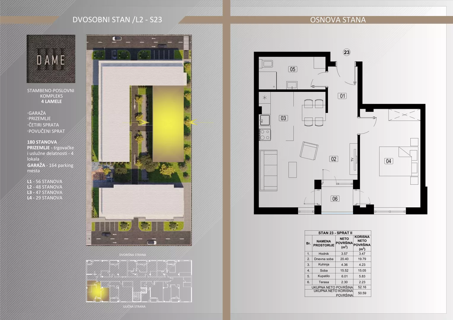 Dvosoban stan | 4zida