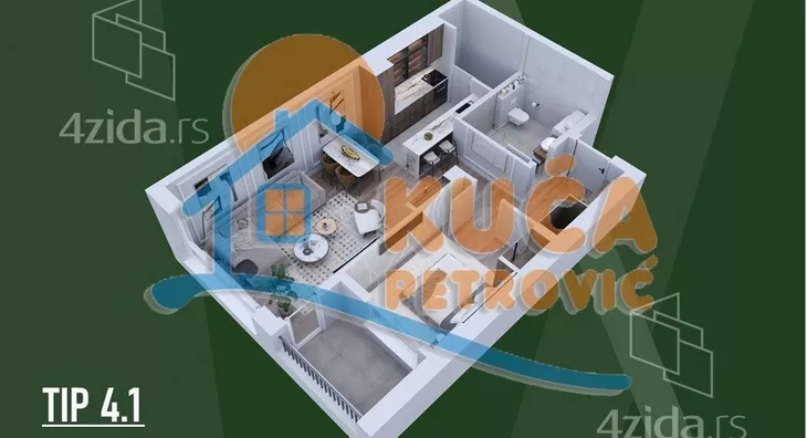 Dvosoban stan | 4zida