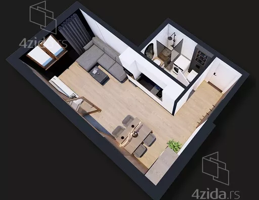 Garsonjera | 4zida