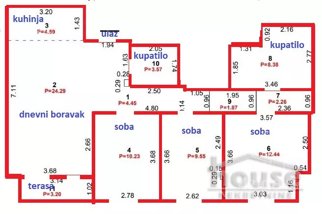 Troiposoban stan | 4zida