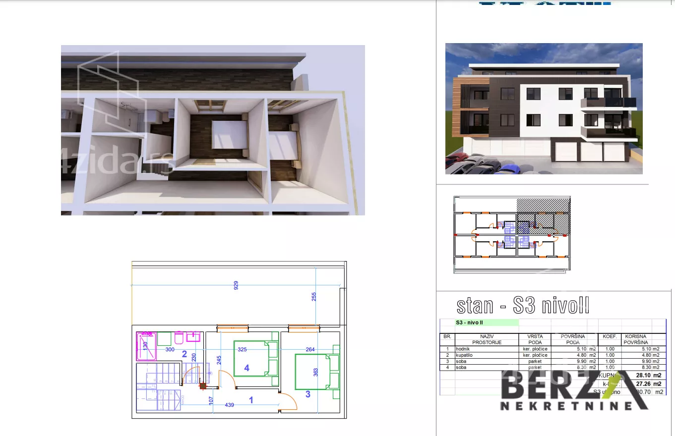 Troiposoban stan | 4zida