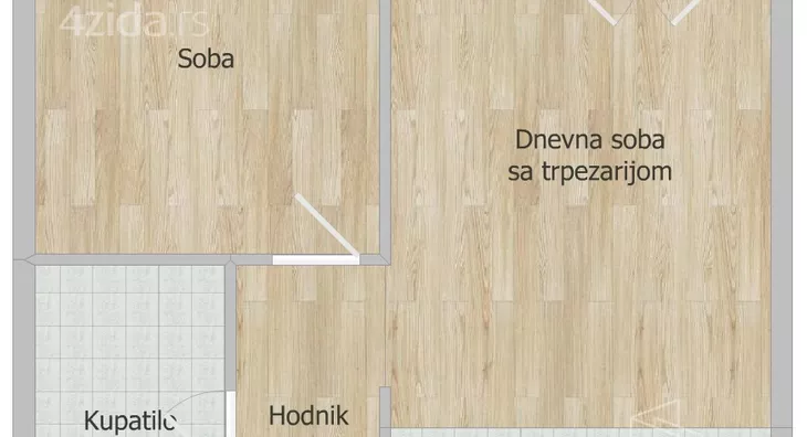 Dvosoban stan | 4zida