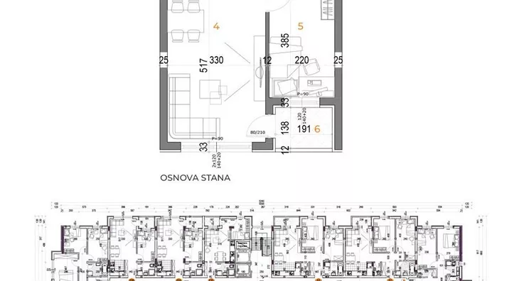 Jednoiposoban stan | 4zida