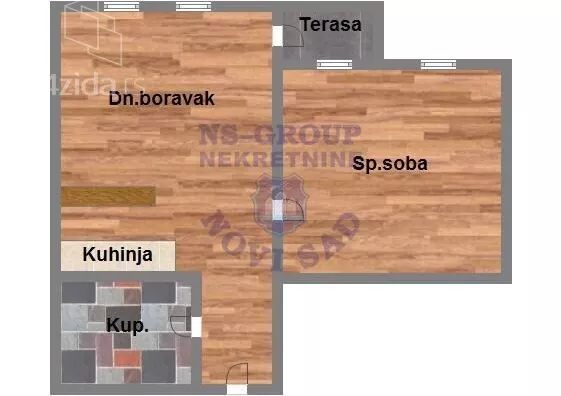 Jednoiposoban stan | 4zida