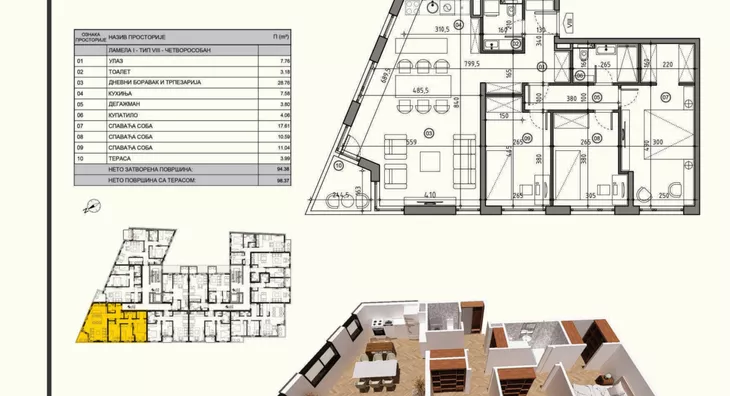 Četvorosoban | 4zida