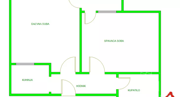 Dvosoban stan | 4zida