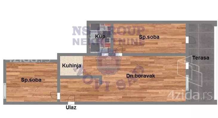 Trosoban stan | 4zida