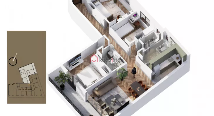 Četvorosoban stan | 4zida