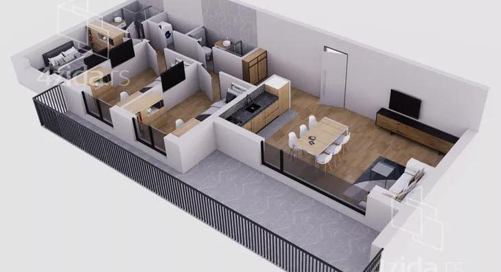 Četvorosoban stan | 4zida