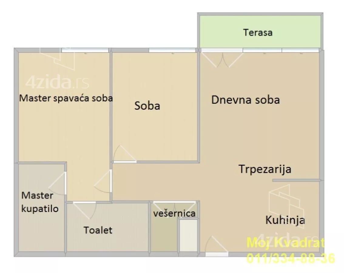 Trosoban stan | 4zida