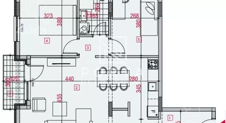 Trosoban stan | 4zida