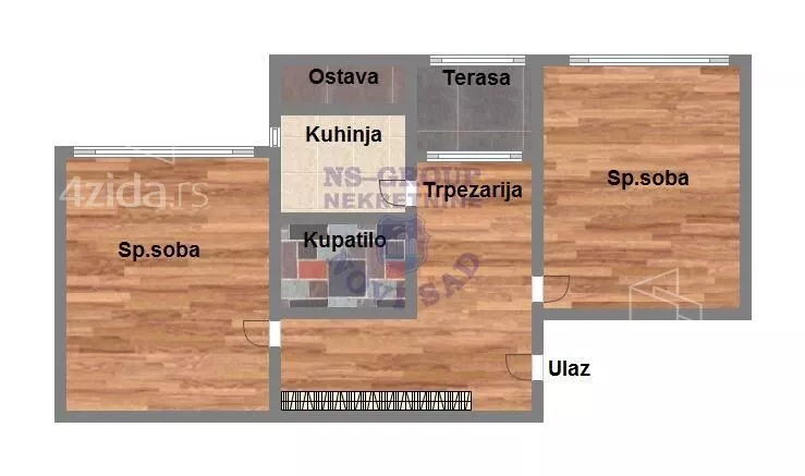 Dvosoban stan | 4zida