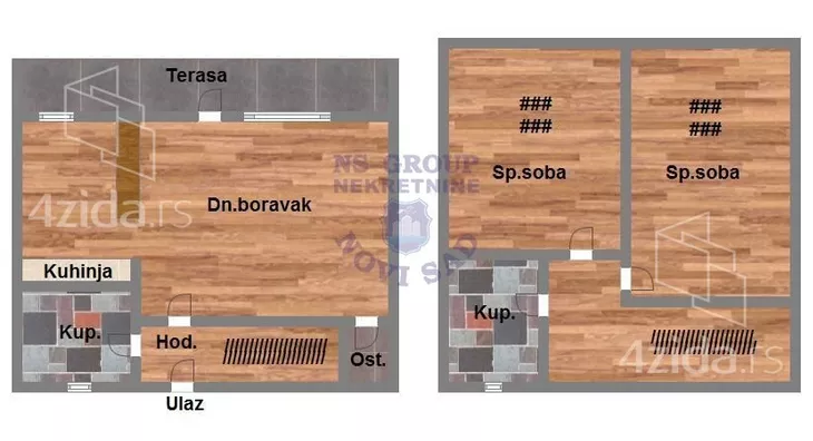 Dvoiposoban stan | 4zida