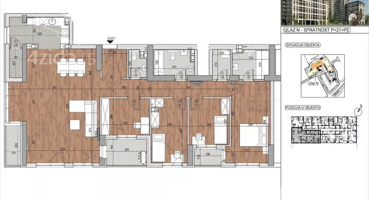 Petosoban stan | 4zida